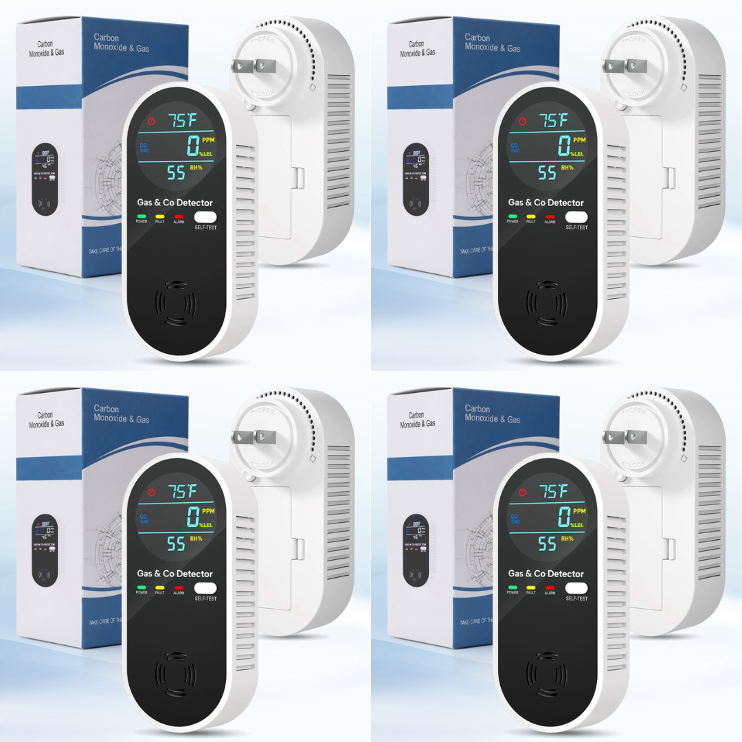 4-in-1 CO & Gas Detector