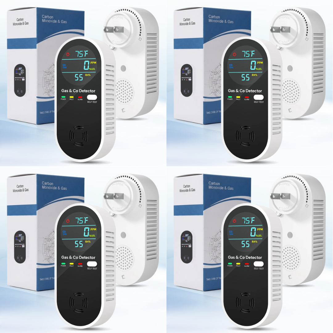 4-in-1 CO & Gas Detector