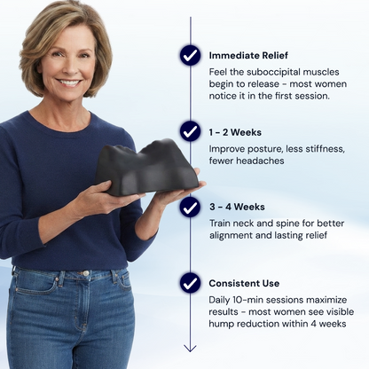 Posture Release Pillow Reduces Dowager's Hump & Neck Naturally