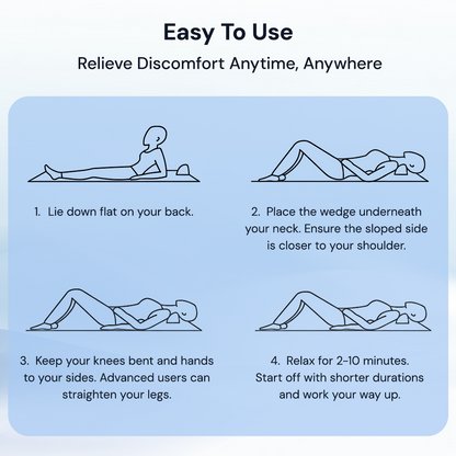 Posture Release Pillow Reduces Dowager's Hump & Neck Naturally