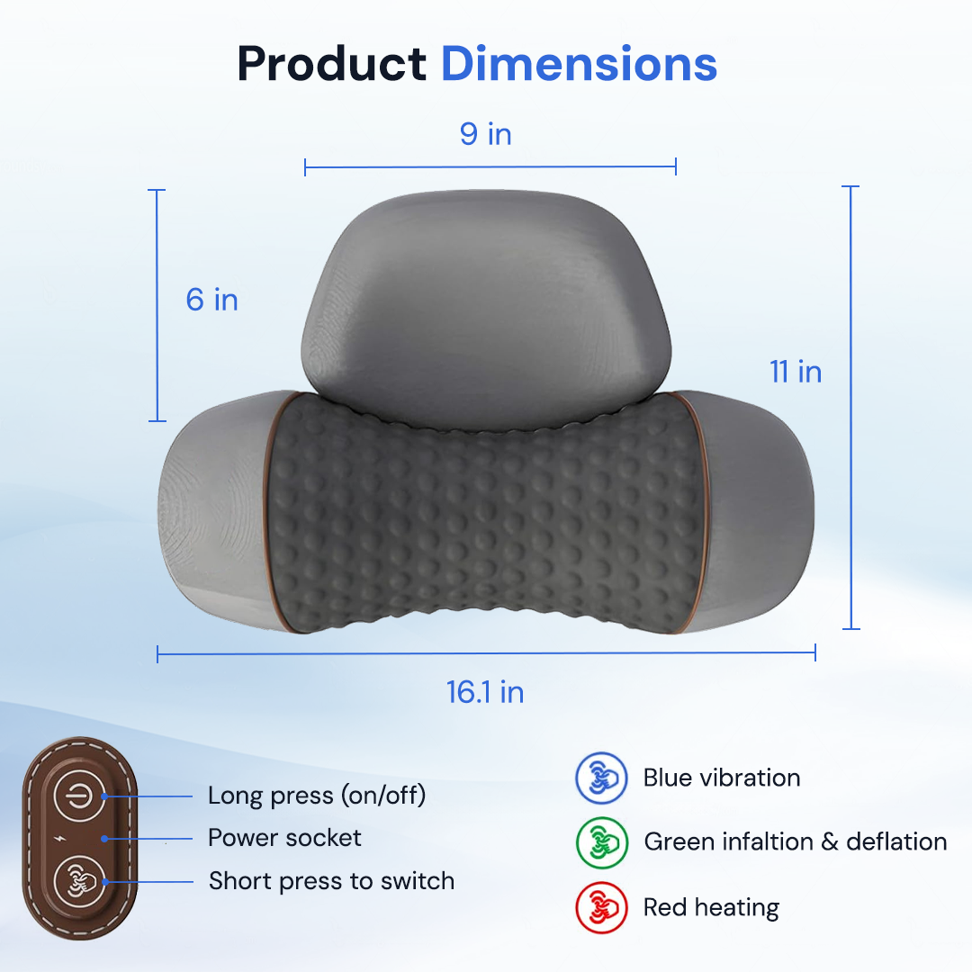 Original 3-in-1 Therapy Traction Massager Pillow