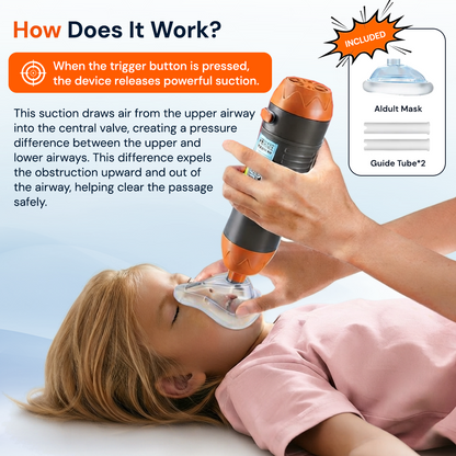 One-Button Anti-Choking Rescue Device Kit