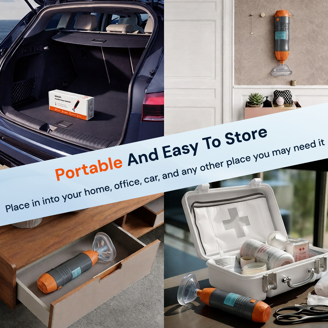 One-Button Anti-Choking Rescue Device Kit