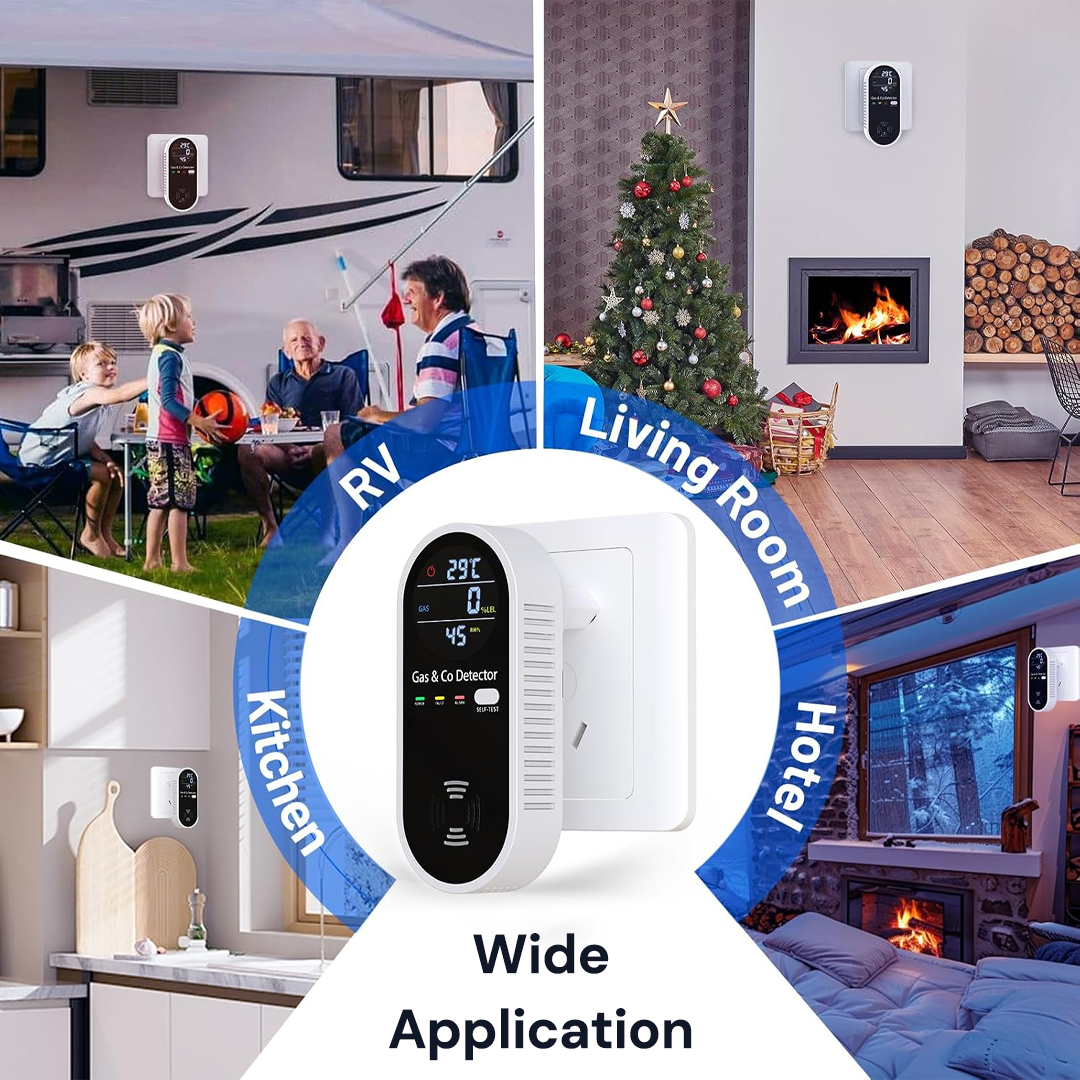 4-in-1 CO & Gas Detector