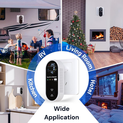 4-in-1 CO & Gas Detector