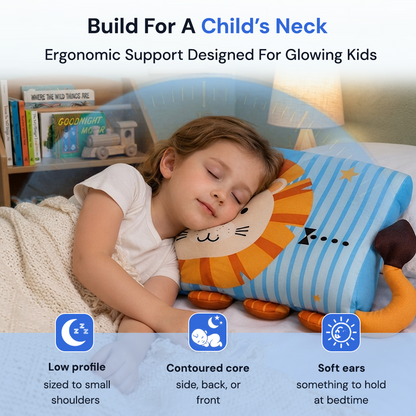 Calming Kids Pillow for Comfort Sleep