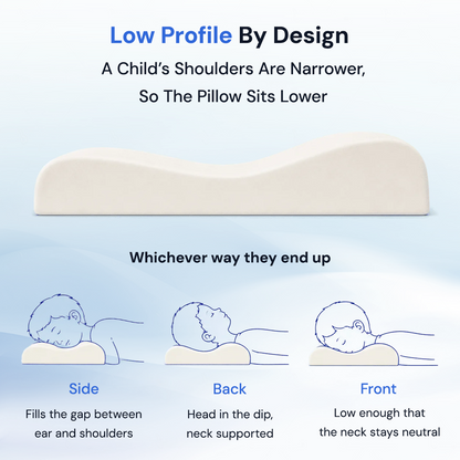 Calming Kids Pillow for Comfort Sleep