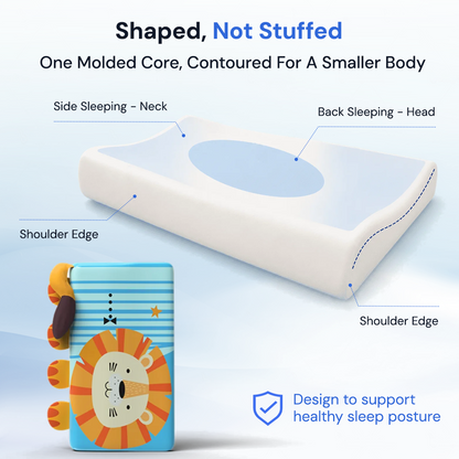 Calming Kids Pillow for Comfort Sleep