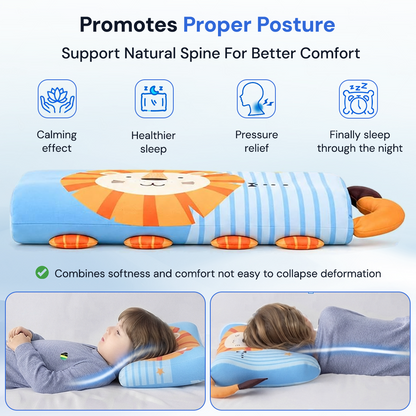 Calming Kids Pillow for Comfort Sleep