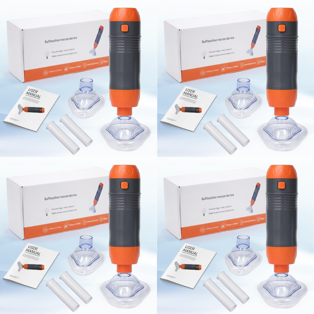 One-Button Anti-Choking Rescue Device Kit
