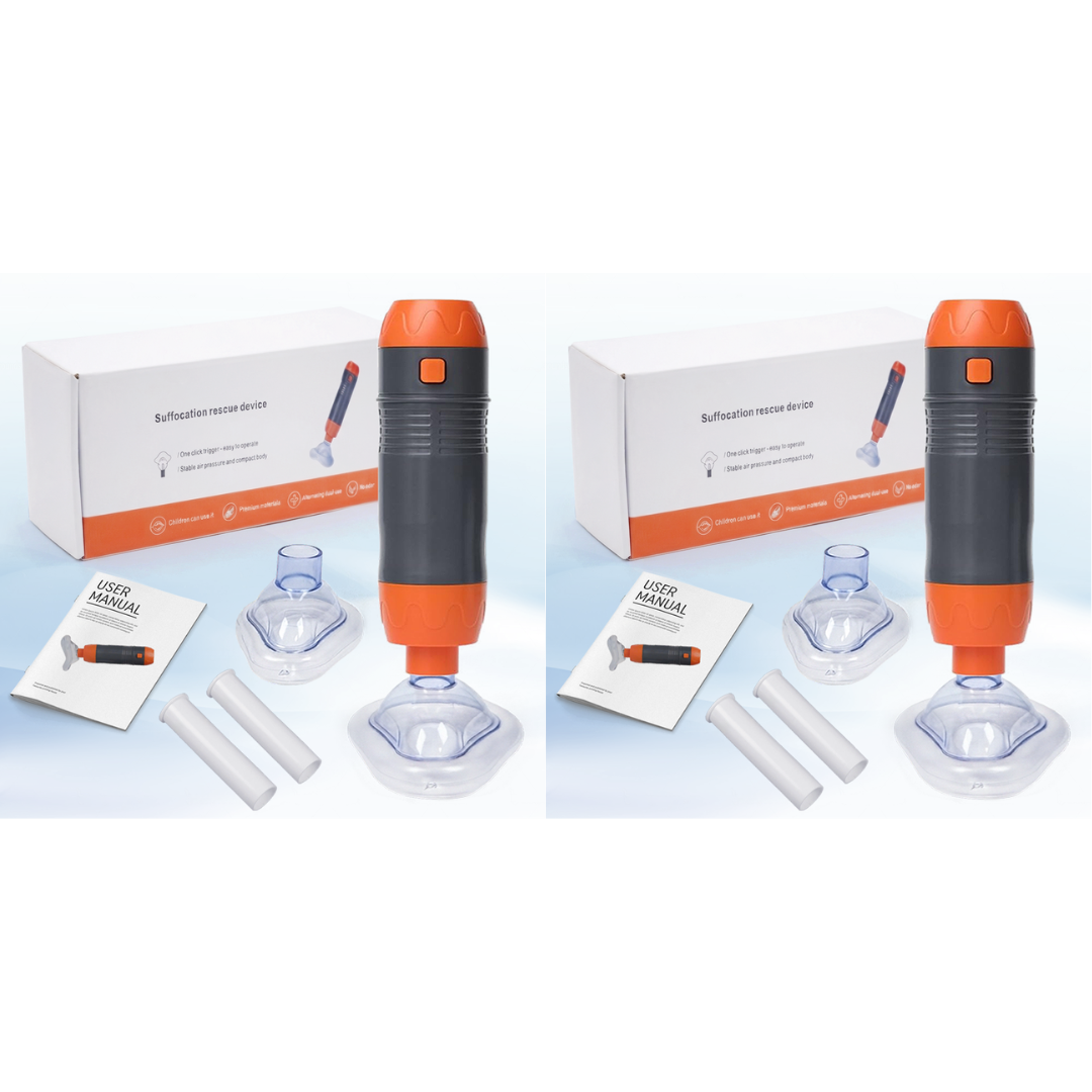 One-Button Anti-Choking Rescue Device Kit